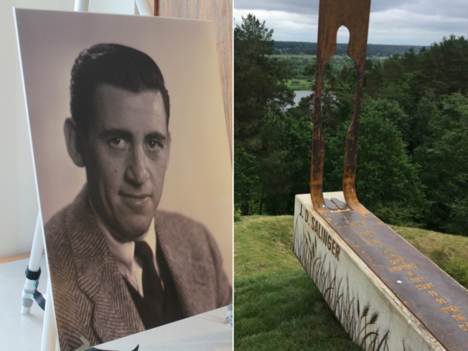 Šakių rajone atidengta skulptūra rašytojui J. Salingeriui