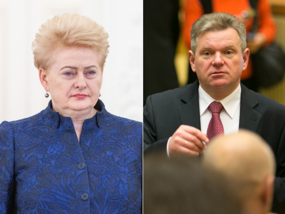 D. Grybauskaitė: J. Narkevičius iš viso neturėjo būti skirtas ministru