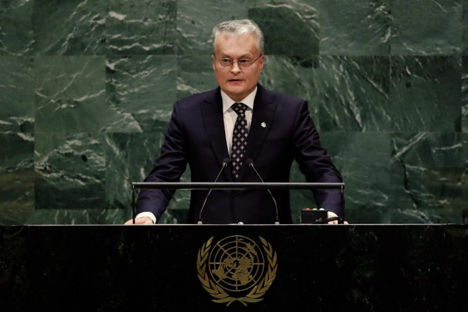 G. Nausėda JT Generalinėje Asamblėjoje ruošiasi kelti saugumo, klimato problemas