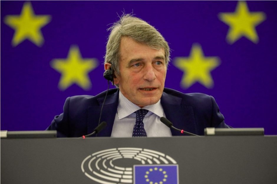 EP pirmininkas: migrantų antplūdis į Lietuvą kelia nerimą