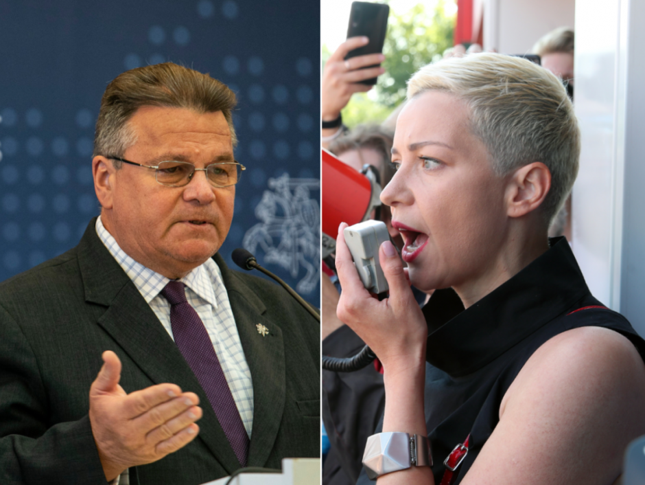 L. Linkevičius: M. Kalesnikavos pagrobimas yra gėdingas