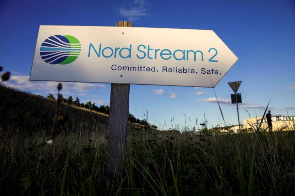 Rusija planuoja artimiausiomis savaitėmis baigti „Nord Stream 2“ statybą