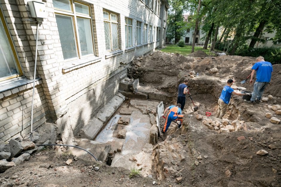 Vilniaus Didžiosios sinagogos teritorijoje – nauji archeologų atradimai