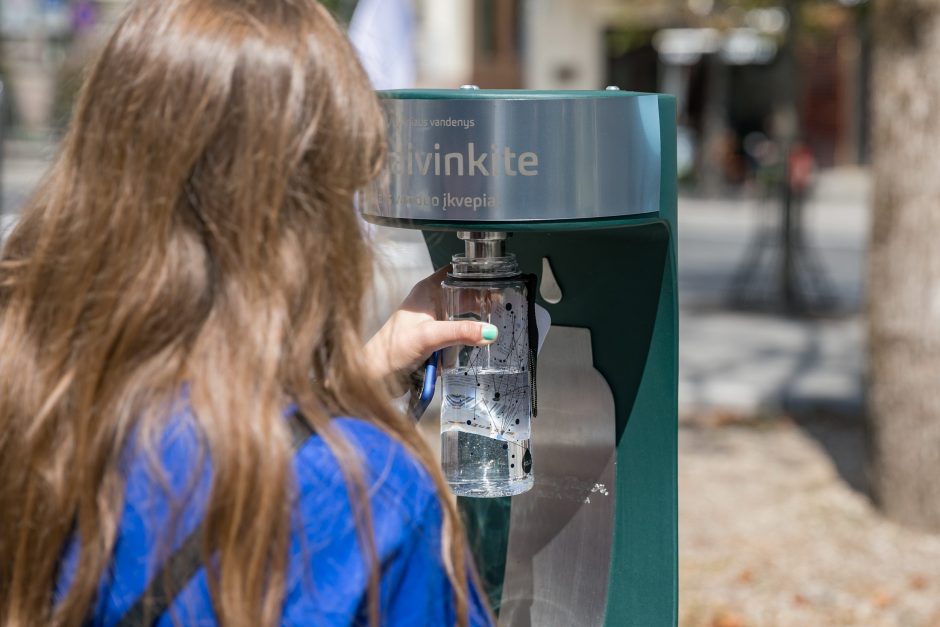 Vilniečiams atsigaivinti – penki nauji geriamojo vandens fontanėliai