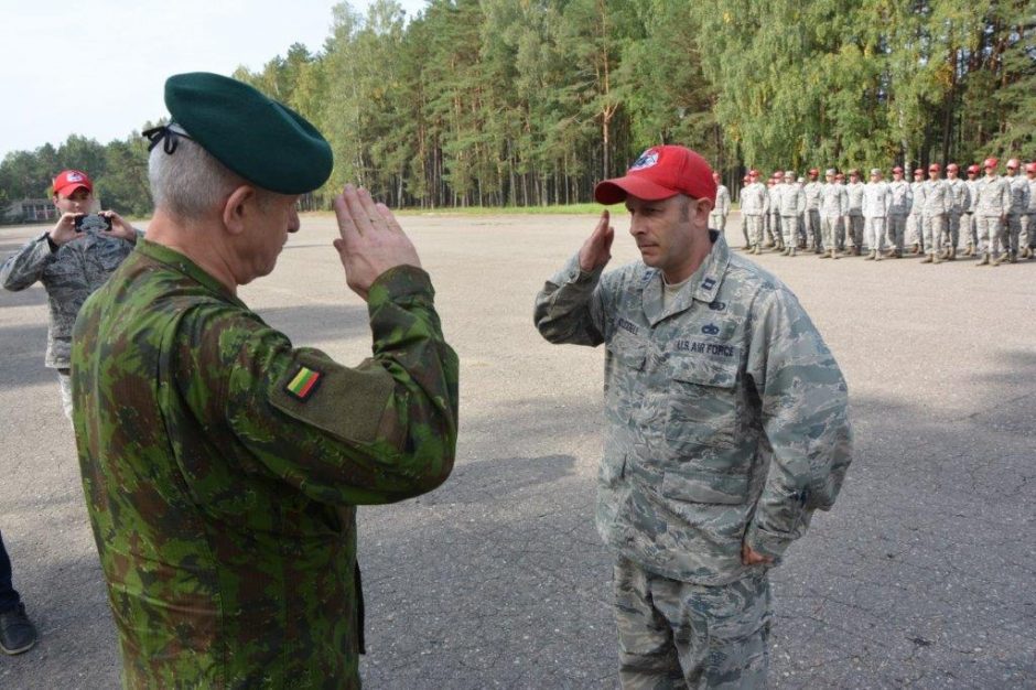 Kazlų Rūdos poligone baigta įrengti aviacijos šaudykla