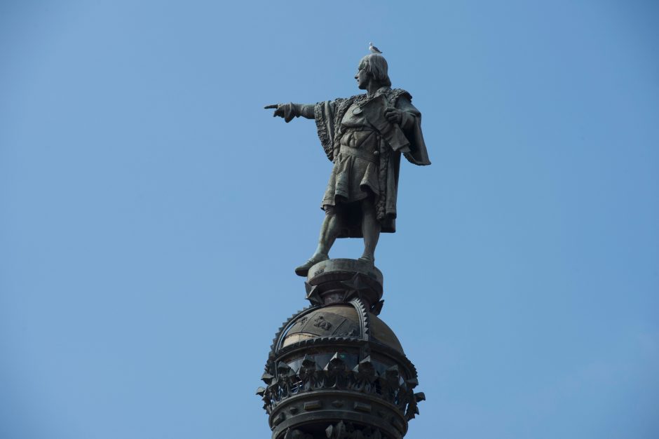 Barselonoje gali nelikti K. Kolumbo skulptūros 