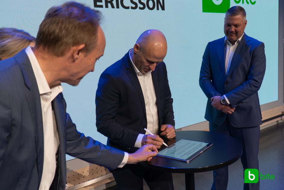 „Bitė Lietuva“ pasirašė 5G įrangos tiekimo sutartį su „Ericsson“