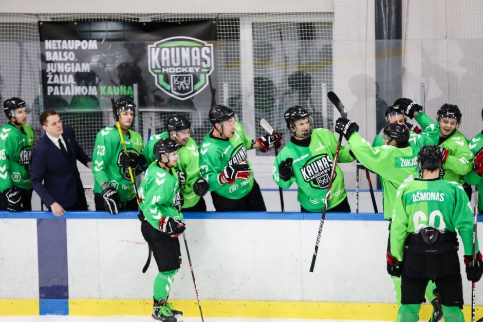 „Kaunas Hockey“ dar kartą įveikė „Hockey Punks“ komandą