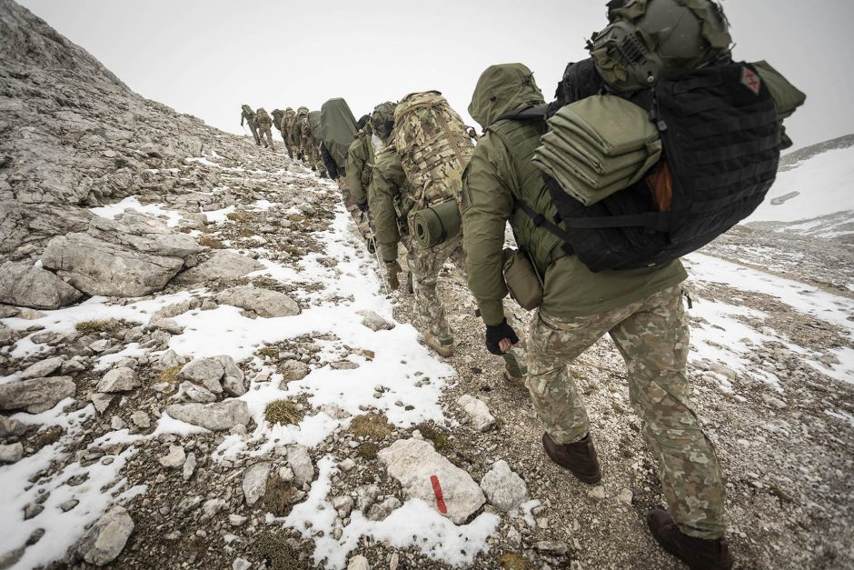 Lietuvos kariai baigė NATO šalių ir partnerių pratybas Slovėnijoje