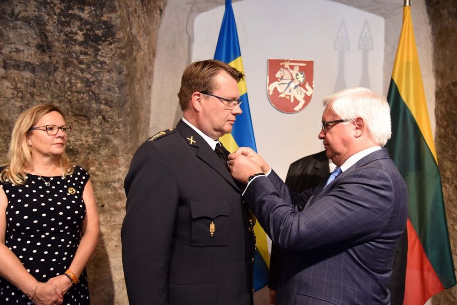 Akredituotas naujasis Švedijos gynybos atašė Lietuvai