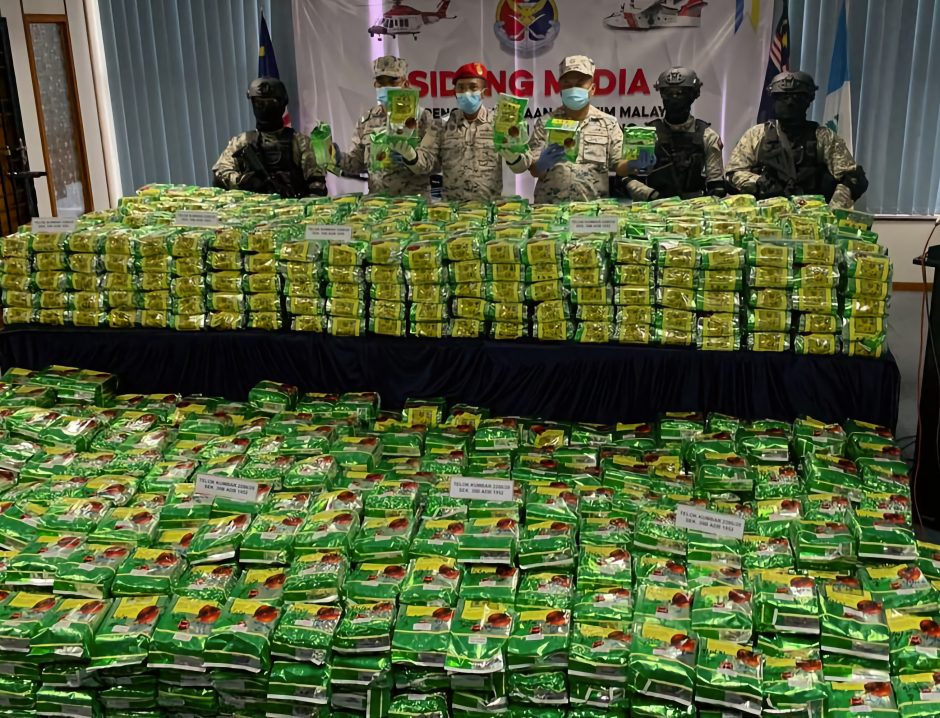 Malaizijos pareigūnai konfiskavo rekordinį metamfetamino krovinį
