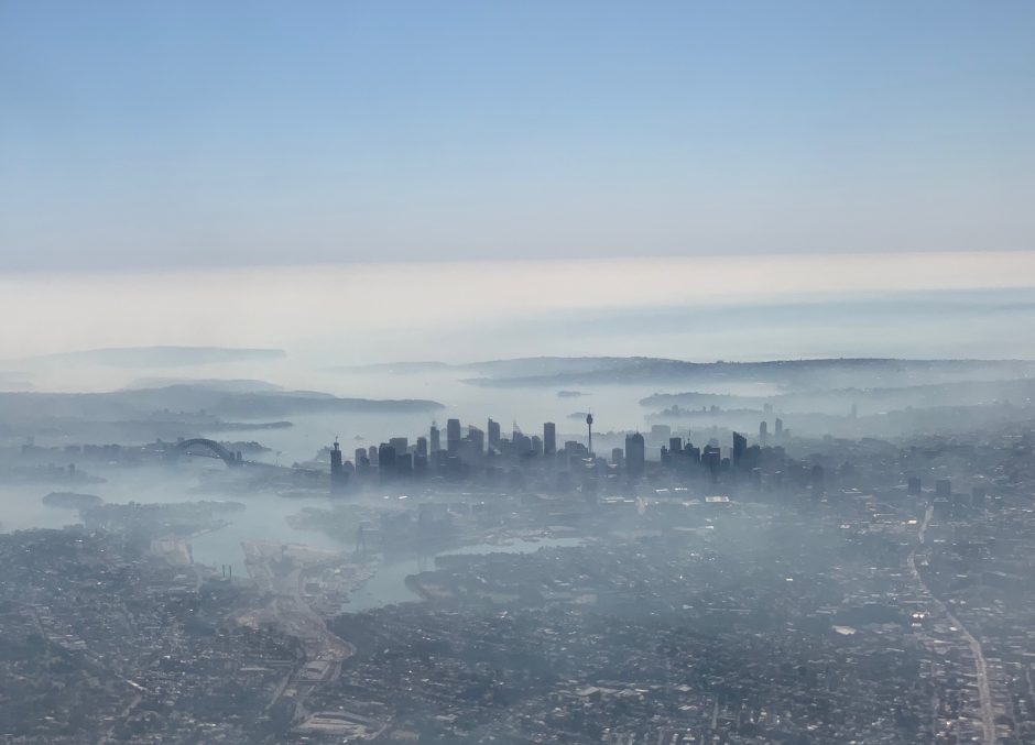 Sidnėjų apgaubė pavojingi miškų gaisrų dūmai