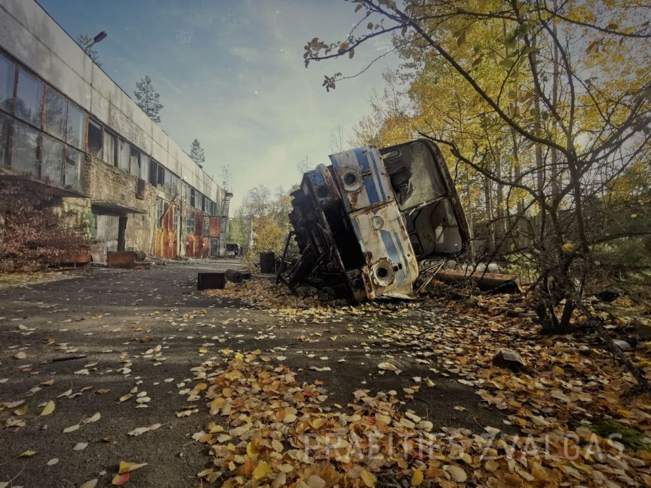 Černobylio zoną siaubia miško gaisras: vietiniai žmonės skambina pavojaus varpais