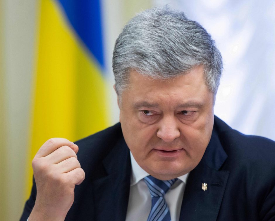 Ukrainos teismas neskyrė suėmimo eksprezidentui P. Porošenkai