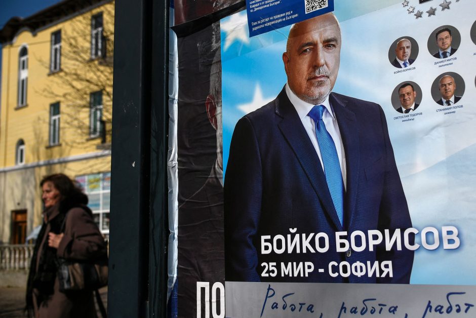 Bulgarijos premjeras B. Borisovas per rinkimus siekia ketvirtos kadencijos