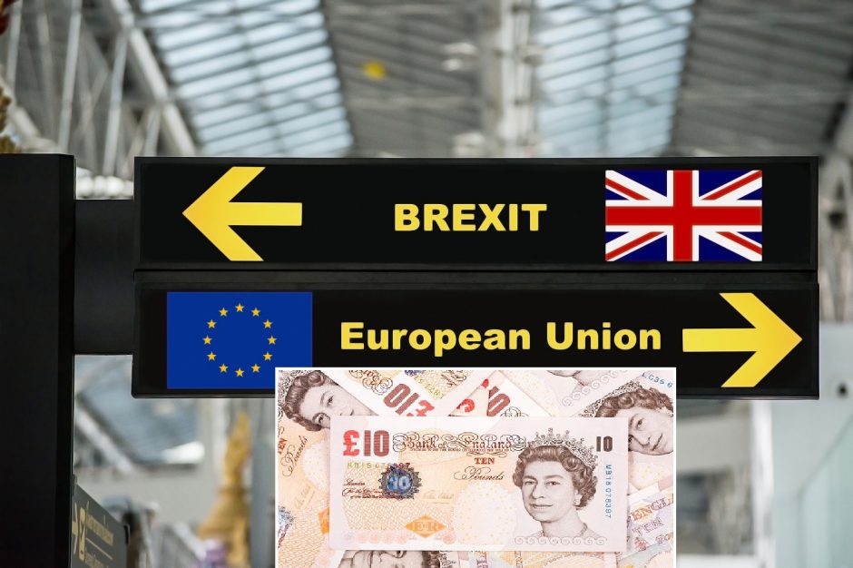 Tyrimas: po „Brexito“ iš JK į ES perkelta 1 trln. svarų vertės turto