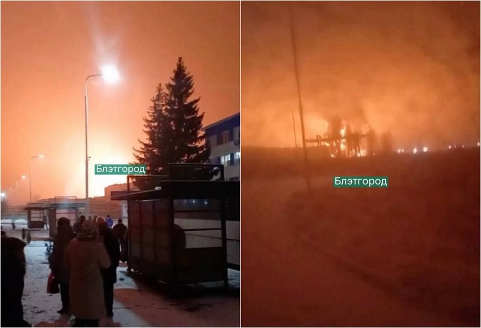 Belgorodo srityje – didžiulis gaisras