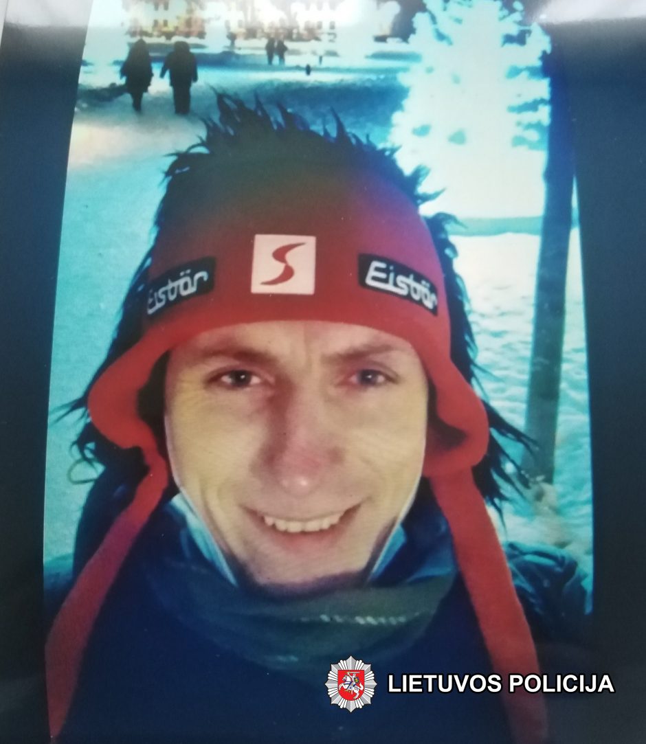 Vilniaus pareigūnai ieško dingusio vyro: su artimaisiais ryšio nepalaiko nuo praėjusių metų gruodžio