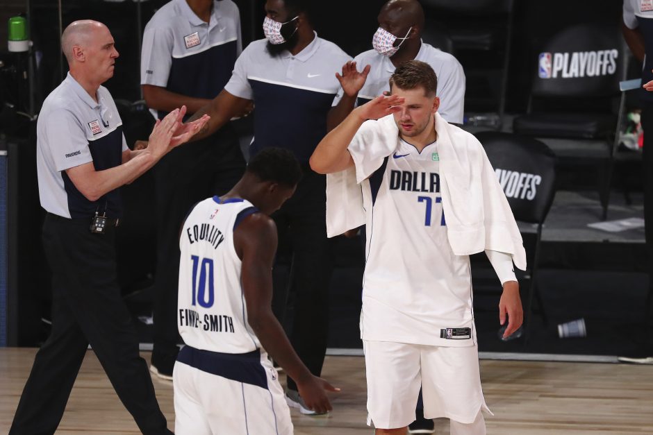 Solidaus L. Dončičiaus vedami „Mavericks“ antruoju bandymu patiesė „Clippers“