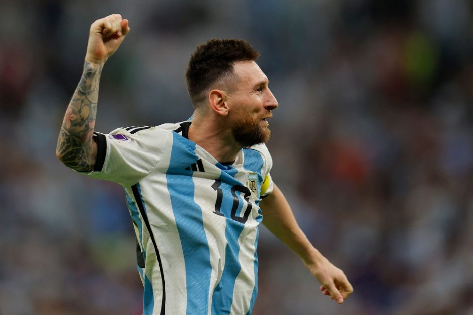 Argentinos futbolininkai iškovojo pergalę ir pateko į pusfinalį