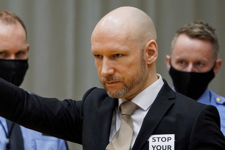 Psichiatrė: norvegų ekstremistas A. B. Breivikas toks pat pavojingas, kaip prieš 10 metų