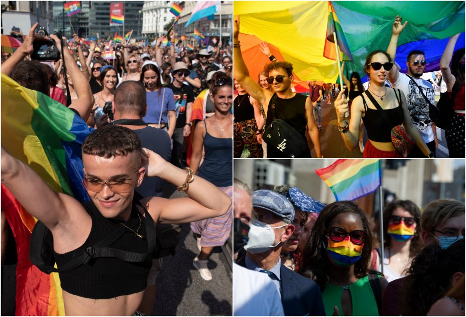 Didžiausiame Budapešto „Pride“ parade – tūkstančiai LGBTQ palaikančių žmonių
