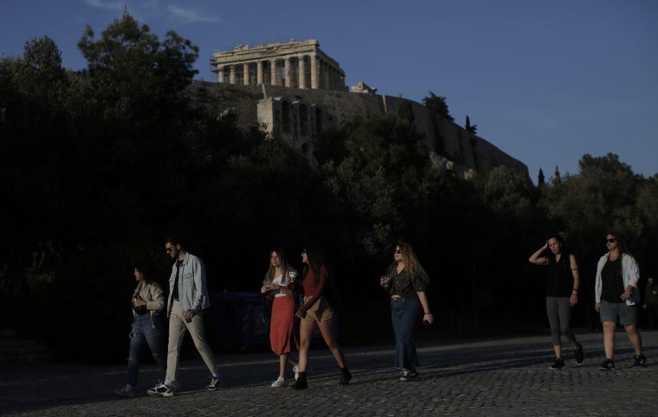 Atėnų Akropolis vėl atidarytas lankytojams