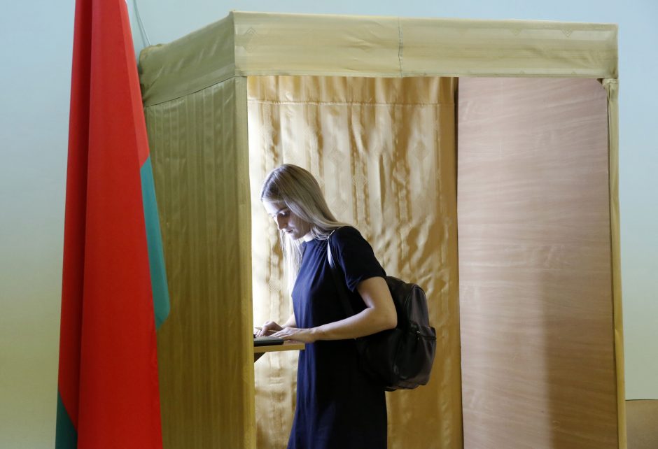 Baltarusijos prezidento rinkimuose jau balsavo per 50 proc. rinkėjų