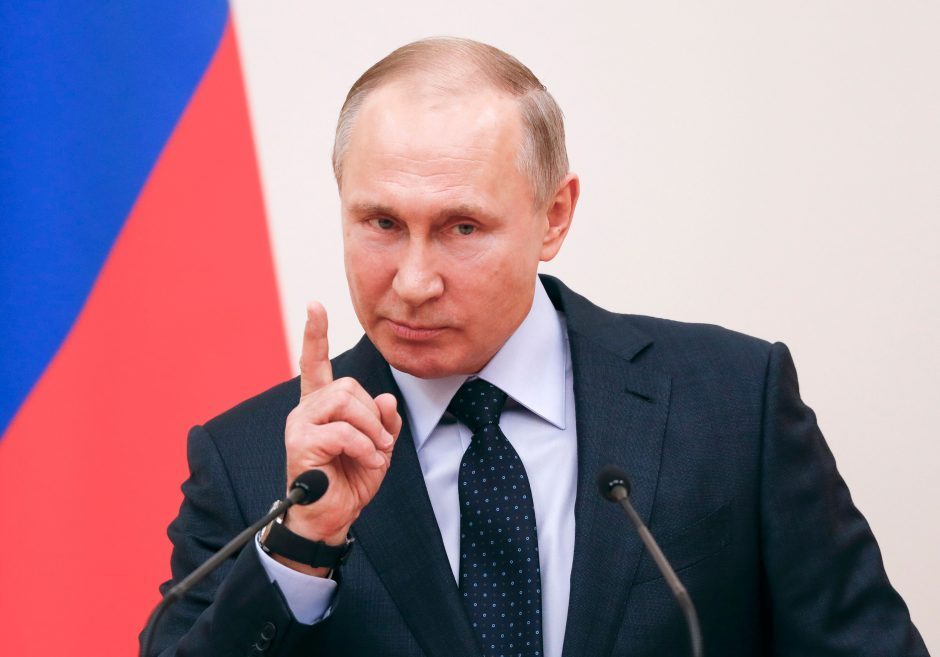 V. Putinas prakalbo apie prevencinį branduolinį smūgį 