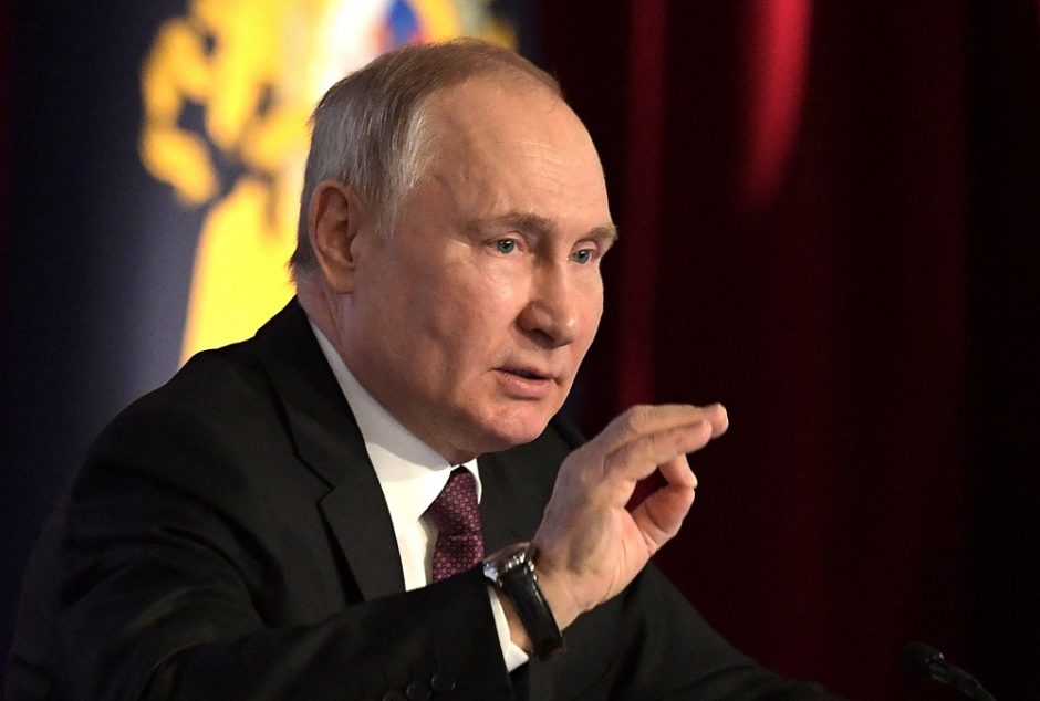 Kremlius kaltina Ukrainą bandžius surengti dronų ataką prieš V. Putino rezidenciją, ši neigia