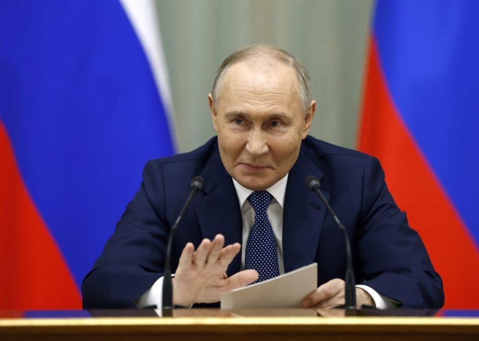 Per ceremoniją Kremliuje V. Putinas bus inauguruotas penktajai prezidento kadencijai