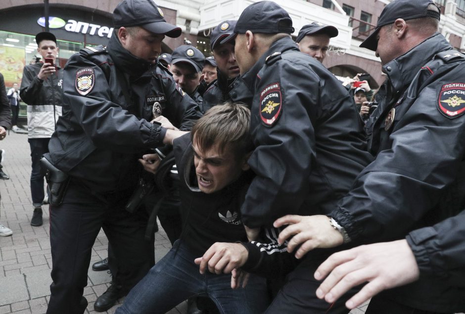 Maskvos merija neišdavė leidimo eitynėms už sąžiningus rinkimus