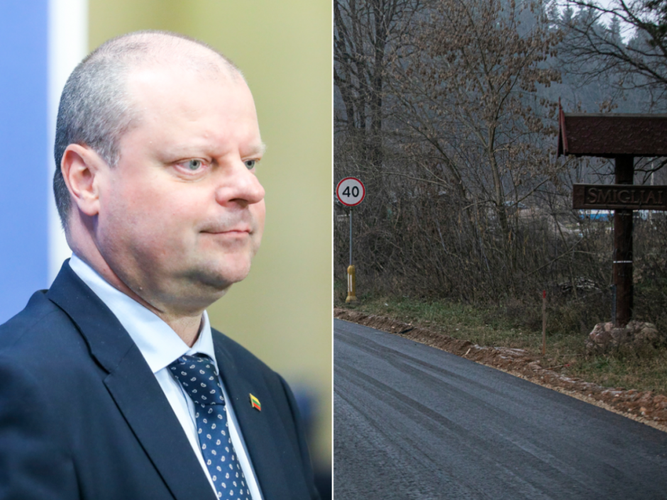 VTEK verdiktas: tyrimas dėl S. Skvernelio gatvės asfaltavimo – nutrauktas