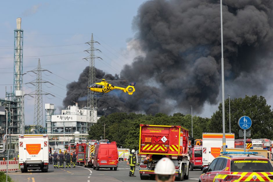 Vokietijoje pradedamas sprogimo chemijos pramonės komplekse tyrimas