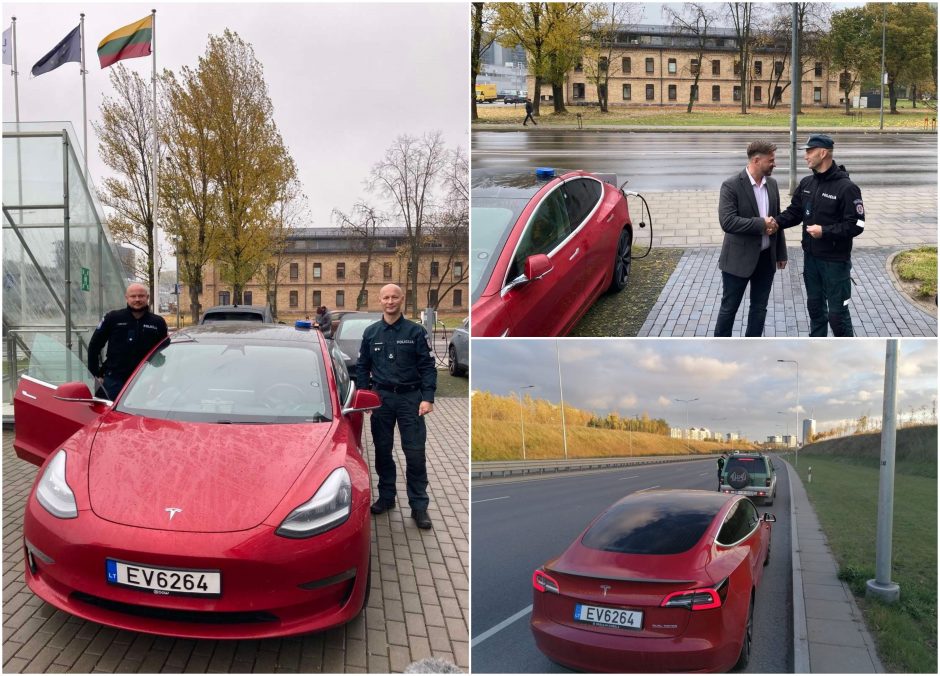 Kelių policija elektromobilį „Tesla“ grąžino atgal: užmiestyje atsiranda šiokių tokių nepatogumų