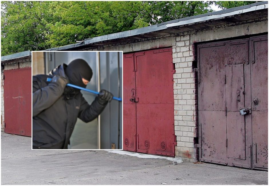 Pranešta apie apvogtą garažą Vilniuje: nuostolis siekia tūkstančius eurų