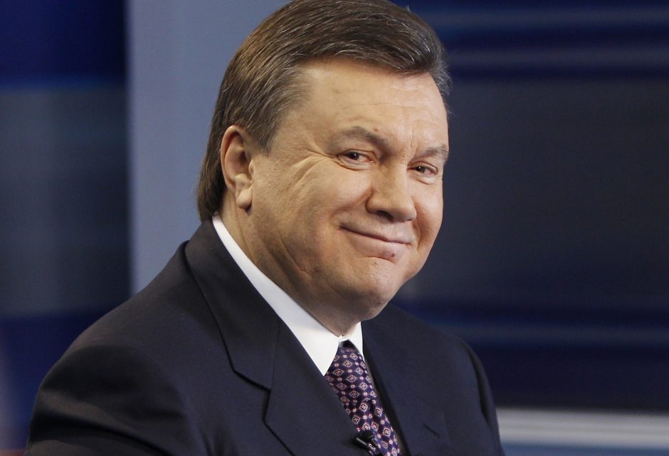 ES įvedė sankcijas buvusiam Ukrainos prezidentui V. Janukovyčiui