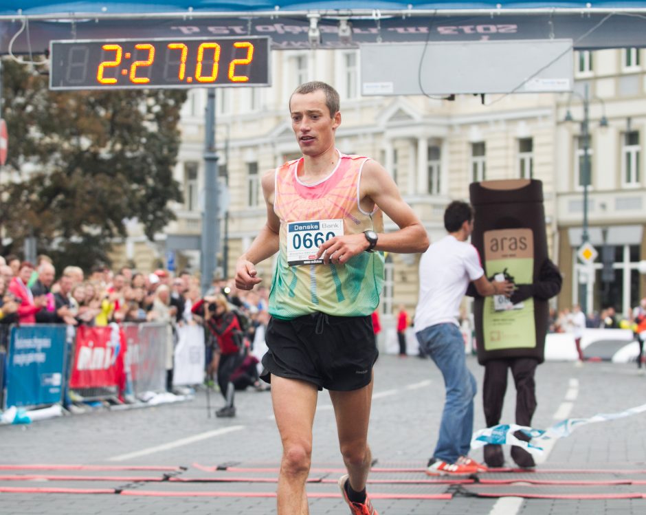 Jubiliejiniame Vilniaus maratone ir vėl nugalėjo T. Venckūnas 