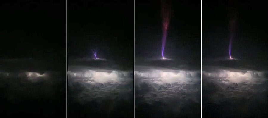 Mokslininkų akiratyje – nepaprastai retas įvykis: itin galingas žaibas pasiekė kosmoso ribas