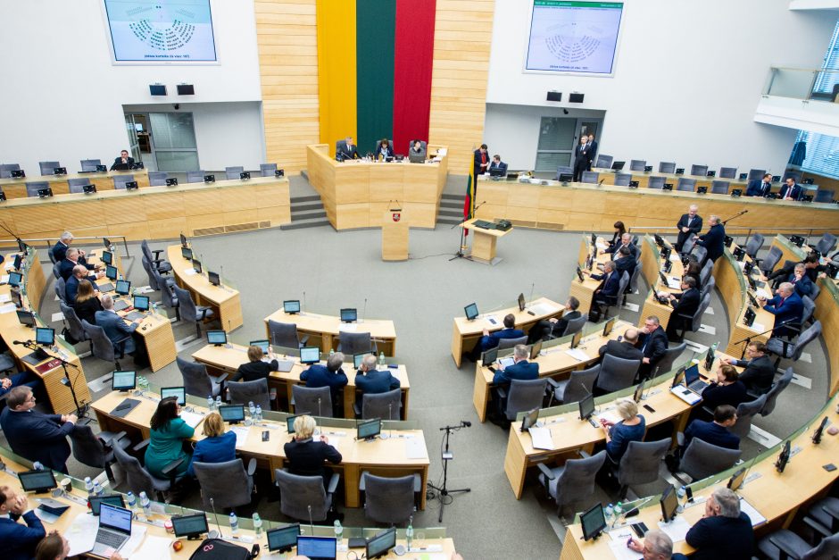 Seimas pritarė Vyriausybės veiklos ataskaitai