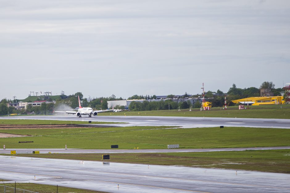 COVID-19 sukėlėjo pradėta ieškoti ir lėktuvų nuotekose Vilniaus oro uoste