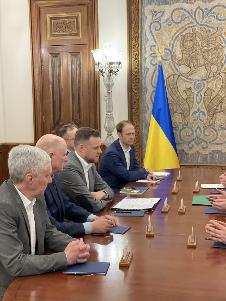 Kyjive viešintis G. Landsbergis: paramos Ukrainai šulinio dar nesame išsėmę