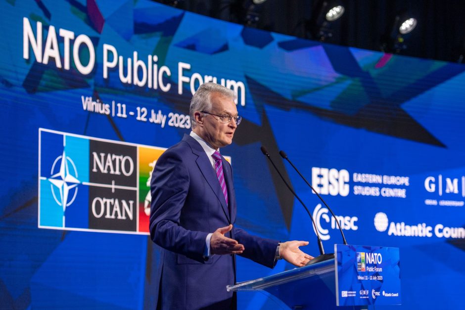 G. Nausėda: Ukrainai esame skolingi aiškų kelią į NATO