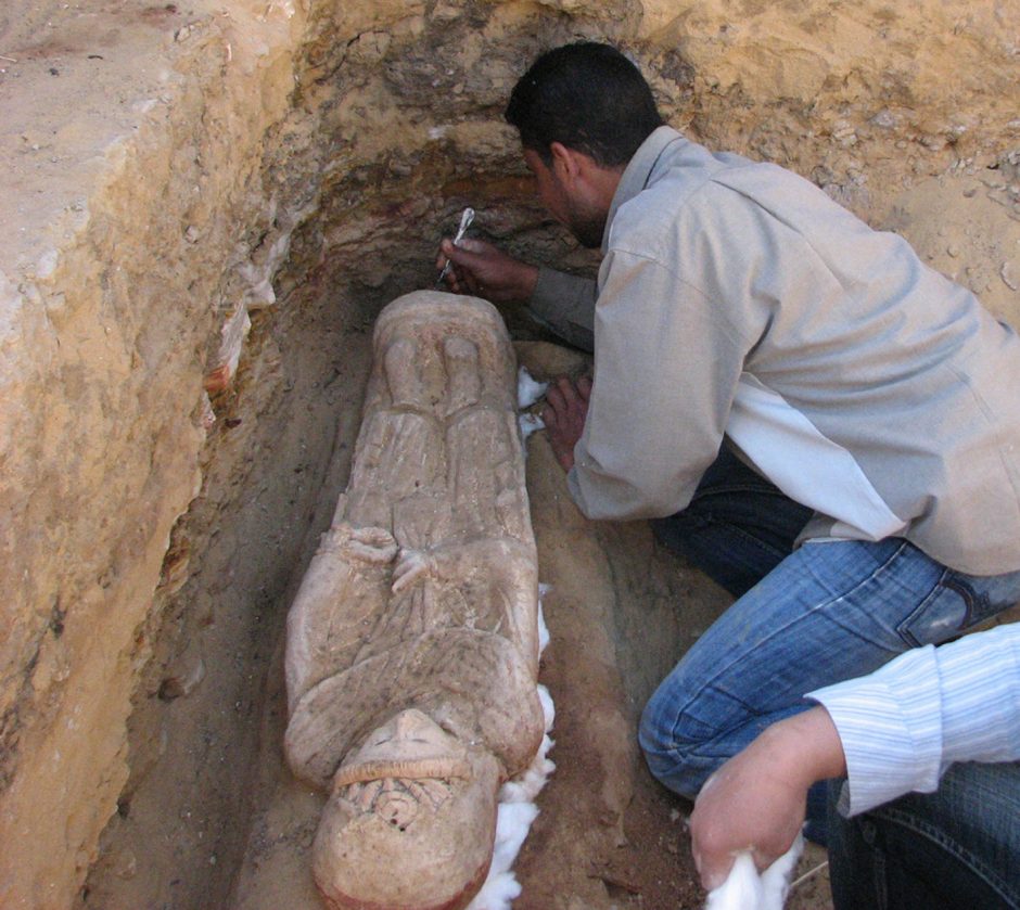 Egipte archeologai rado graikų-romėnų laikų mumiją