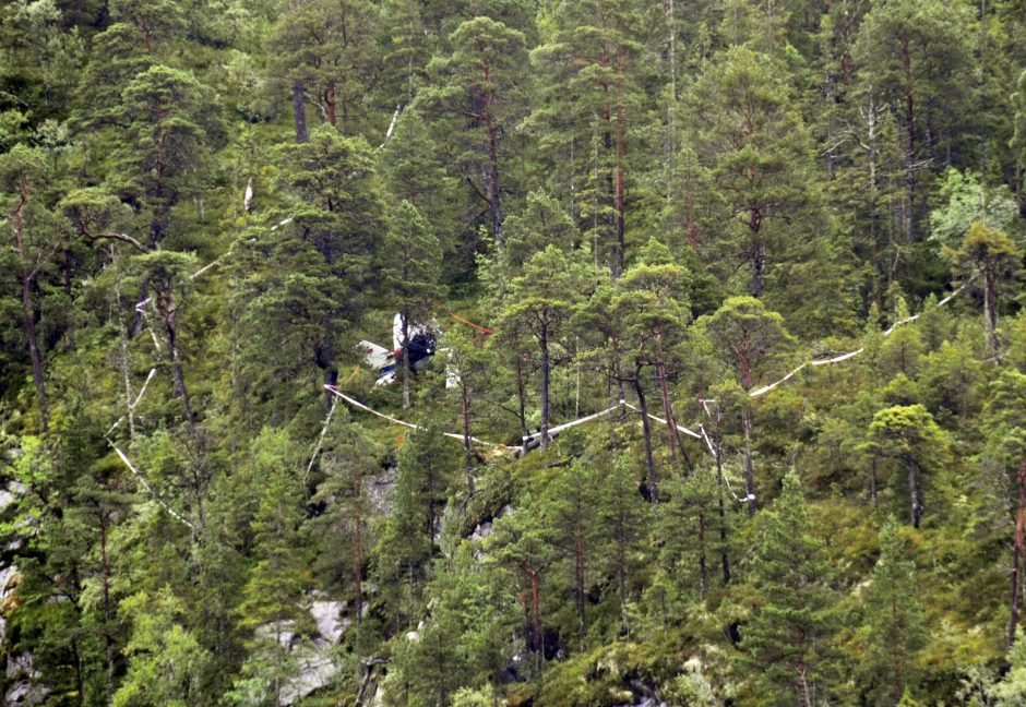 Norvegijoje sudužus sraigtasparniui žuvo keturi žmonės
