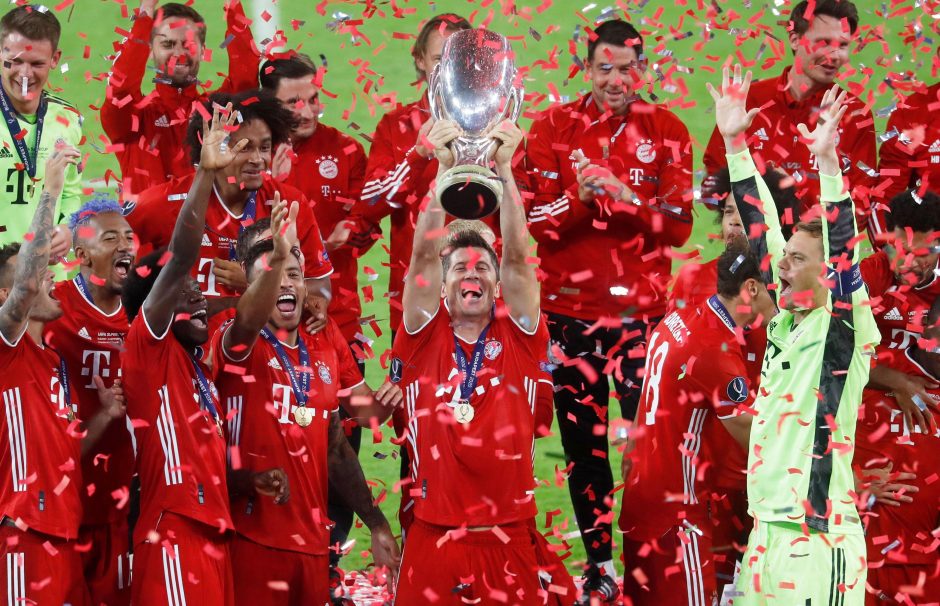UEFA Supertaurėje su žiūrovais – „Bayern“ triumfas per pratęsimą