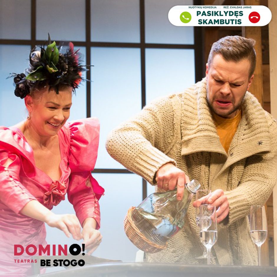 „Domino“ spektakliai vasarą vyks teatre be stogo