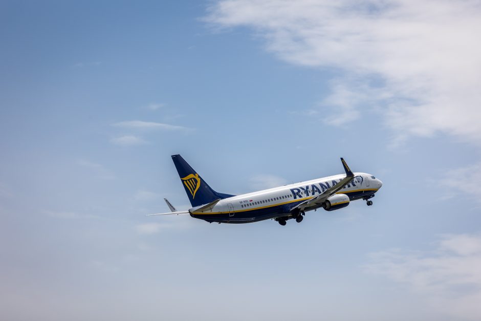 „Ryanair“ skrydžio iš Lenkijos į Graikiją metu paskelbtas pavojus dėl bombos