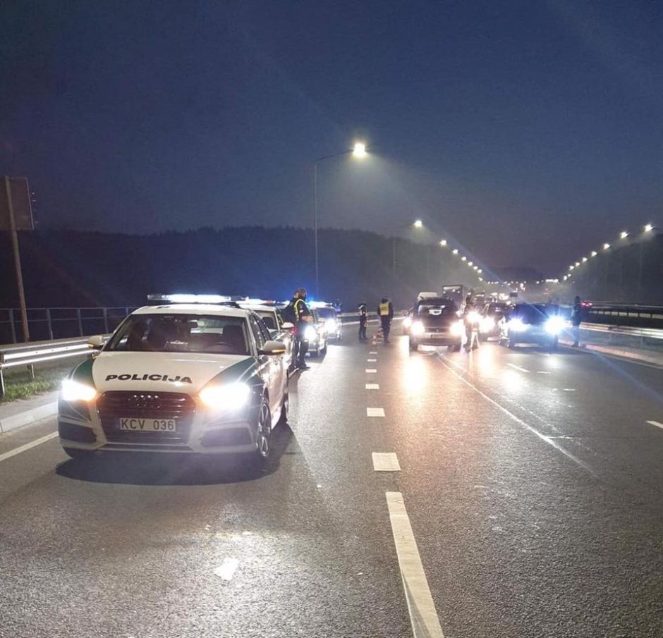 Vilniuje vairuotojui nustatytas daugiau nei keturių promilių girtumas