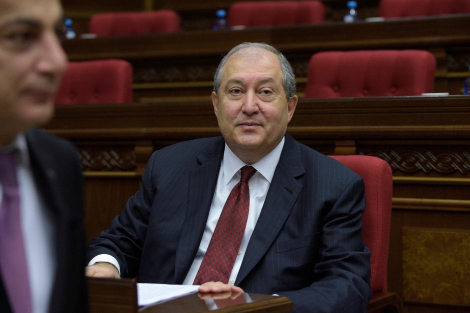 Armėnijos parlamentas prezidentu išrinko A. Sargsianą